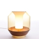 LATERALIS - lampe de table frêne et verre soufflé