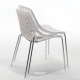 CAPRICE TUBE - chaise design (lot de 2)
