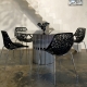 CAPRICE TUBE - chaise design (lot de 2)