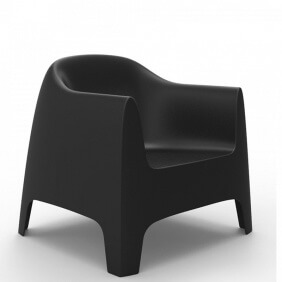 SOLID - fauteuils lounge en polypropylène (lot de 4)