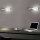 PUCK LED - applique led en métal blanc 35 cm