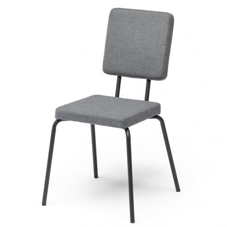 OPTION - chaise dossier et assise carrés