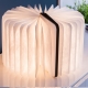 SMART BOOKLIGHT - lampe sans fil noyer 21 cm