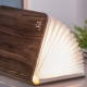 MINI SMART BOOKLIGHT - livre lampe noyer 12.5 cm