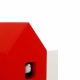 ETTORE - horloge blanc / toit rouge