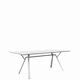RADICE QUADRA - table en aluminium 150 x 90 cm