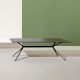 MOAI - table en aluminium 220 x 100 cm