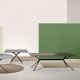 MOAI - table carrée en aluminium 140 x 140 cm