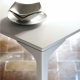 ARMANDO - table en acier laqué 280 x 100 cm