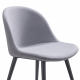 SONNY S M TS - chaise tissu Hot pearl