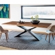 NEXUS - table plateau noyer coupe organique 250 x106 cm 