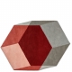 ISO - tapis en laine hexagonal 142 x 200 cm
