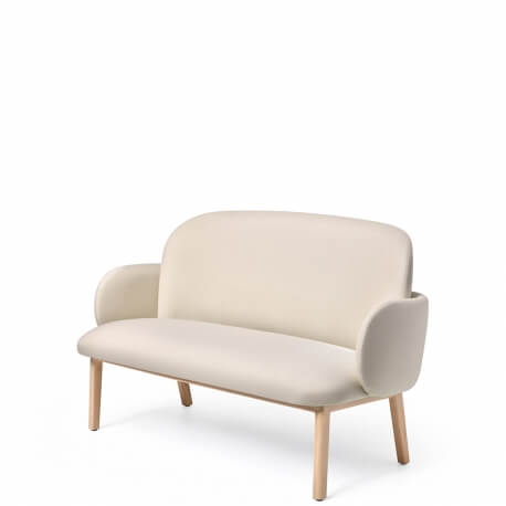 DOST - canapé en tissu 1m48 pieds hêtre