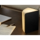 MINI SMART BOOKLIGHT - lampe sans fil cuir noir 12.5 cm