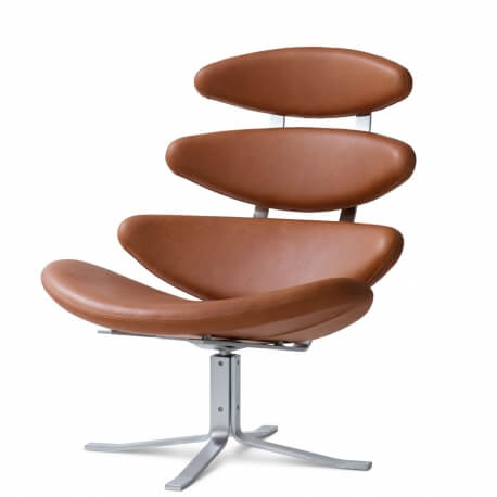 CORONA EJ 5 - fauteuil en cuir aniline Max