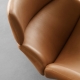 ASKO EJ 110 - fauteuil pivotant en cuir aniline Corona
