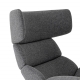 ASKO EJ 111 - fauteuil pivotant en laine Tonica Kvadrat