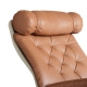 AV72 EJ230 - chaise longue lin et cuir