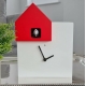 ETTORE - horloge blanc / toit rouge