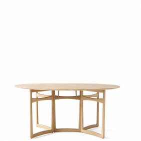 DROP LEAF HM6 - table pliante 163 x 142 cm