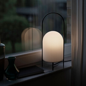 GHOST - lampe de table en verre opaque H38 cm