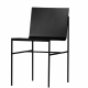A-COLLECTION - chaise en placage chêne noir
