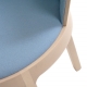 ARO - chaise dossier hêtre tissu Divina3