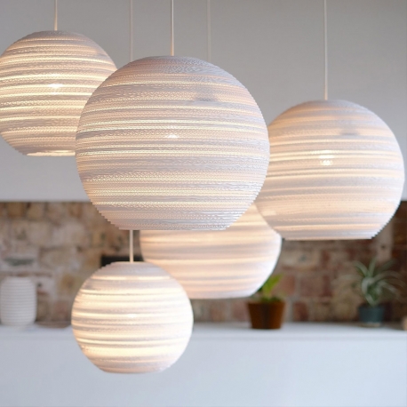 MOON - suspension blanche