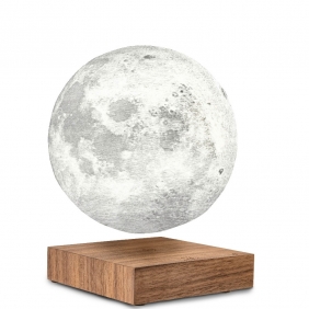 SMART MOON LAMP - lampe en lévitation base noyer