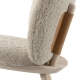 NAIVE LOW CHAIR - fauteuil lounge en mouton
