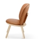 NAIVE LOW CHAIR - fauteuil lounge en cuir