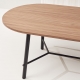 RECORD LIVING - table ovale 1m90