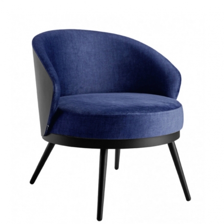 LILI - fauteuil club en velours