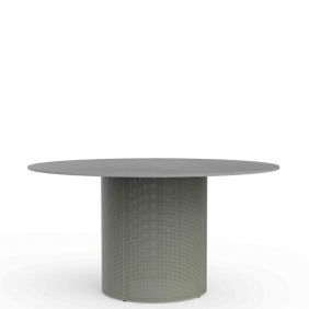 SOLANA - table ronde en céramique Dekton 140 cm diam.