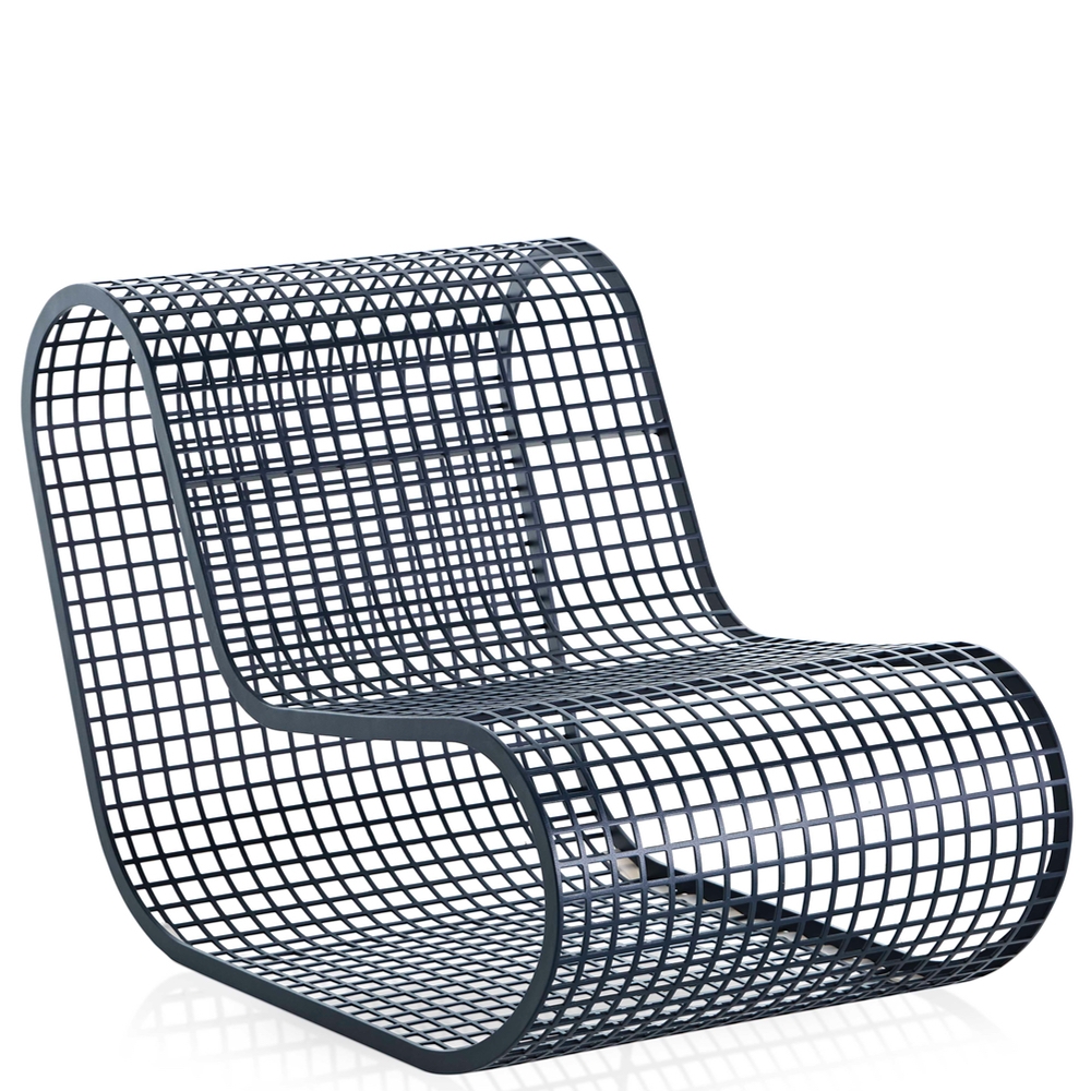 Fauteuil de jardin design en aluminium