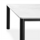 BOSC - table basse carrée céramique Dekton 94 x 94 cm