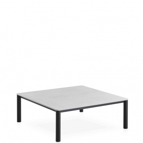 BOSC - table basse carrée céramique Dekton 94 x 94 cm