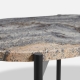 LA TERRA - table basse en marbre 95 x 54 cm