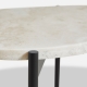 LA TERRA - table basse en marbre 57 x 40 cm