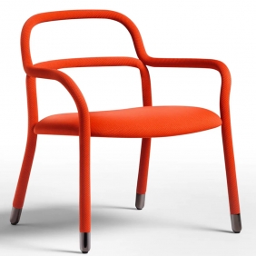 PIPPI - fauteuil lounge tissu visual