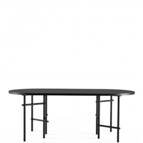 RAMI - table ovale en chêne 1m90