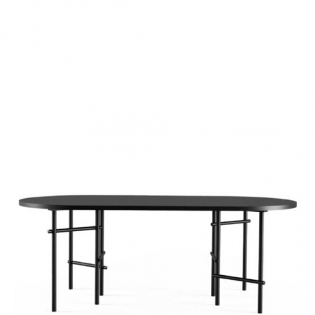 RAMI - table ovale en chêne 2m20