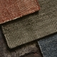 ROMBO - tapis gris laine et jute