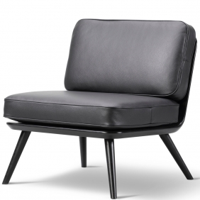 SPINE - fauteuil lounge petit en cuir