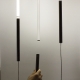EQUILIBRIO - lampadaire sol-plafond avec support