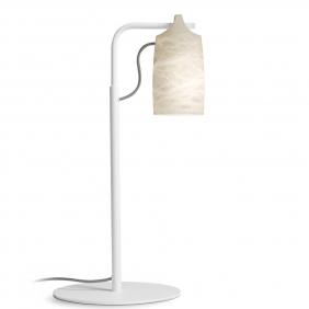 PAROS - lampe de table en albâtre