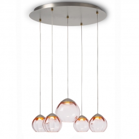 SOFT - suspension led 5 abats jours