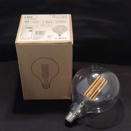 VINTAGE LED - ampoule globe 12.5 cm led dimmable