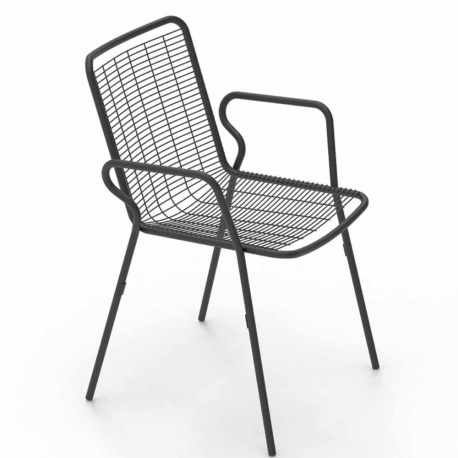 ROMA - chaise de jardin avec accoudoirs