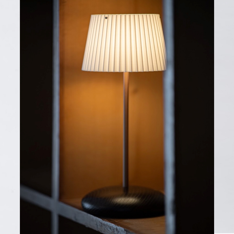 Lampe sans fil rechargeable Arturo Plissé Bronze by HISLE